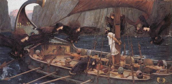 John William Waterhouse ulysses and the Sirens Sweden oil painting art